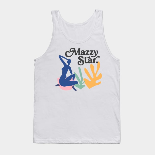 Mazzy Star Matisse-Style 90s Design Tank Top by DankFutura